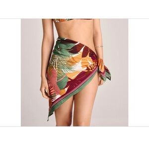 Vitamin a Women's Multiwear Sarong Scarf Cover up